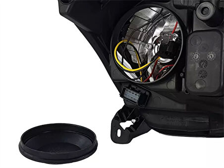 Opel Astra H Sol Far Siyah Zeminli Depo Marka