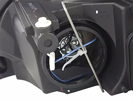 Opel Astra H Sağ Far Siyah Zeminli Depo Marka