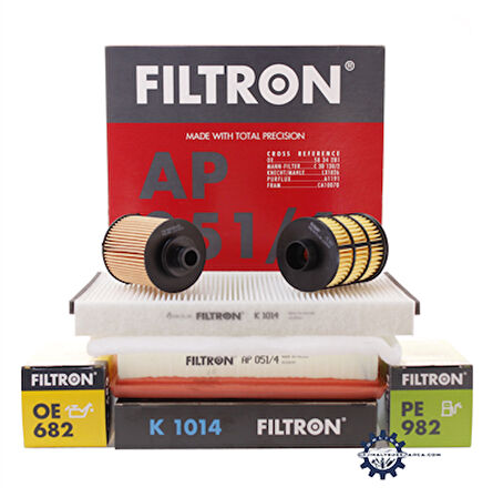 Opel Astra H Filtron 1.3 Dizel Periyodik Bakım Filtre Seti (Yağ Filtresi Ufi Tip) Filtron