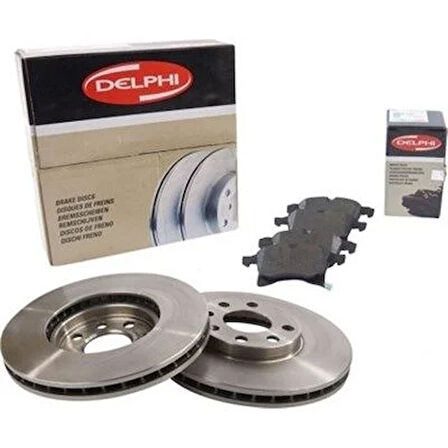 Opel Combo C 5 Bijon Ön Fren Disk ve Balata Takımı Delphi