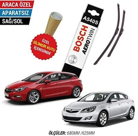 Opel Astra J Ön Silecek Takımı Aerotwin BOSCH