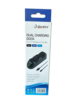 Doreka PS4 DualSense Şarj İstasyonu Playstation 4 Uyumlu Charging Station - TP4-889