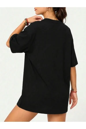 Unisex Breaking Baskılı Tasarım Tshirt