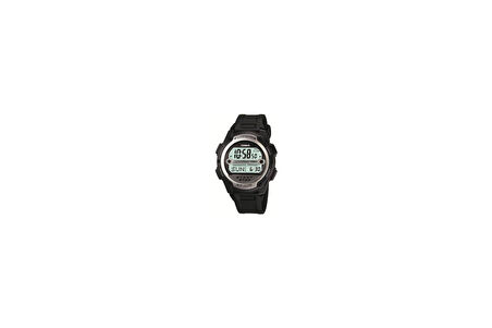 Casio W-756-1 Orijinal Silikon Siyah Saat Kordonu