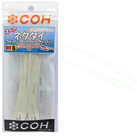 COH Natural Nectie Tai Rubber Kuyruk - WH