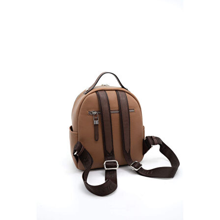Silver Polo  Kadın  1130-45816 SILVER POLO SIRT ÇANTASI M86 KARAMEL-MAT KAHVE