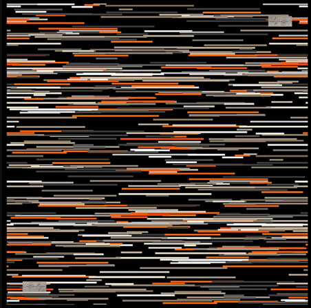 La Boutique Tivil İpek Eşarp 2142 - 07 Siyah Karışık Desen