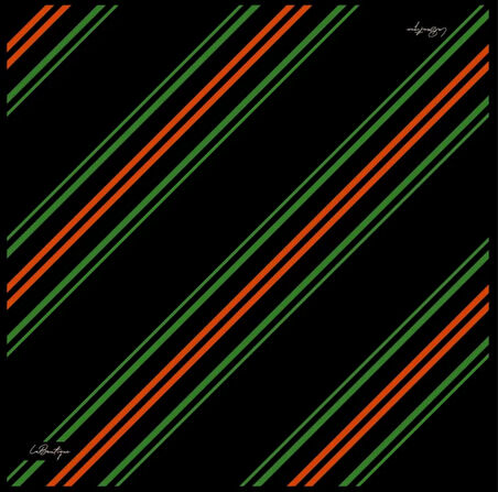 La Boutique Tivil İpek Eşarp 2159 - 04  Siyah Karışık Desen