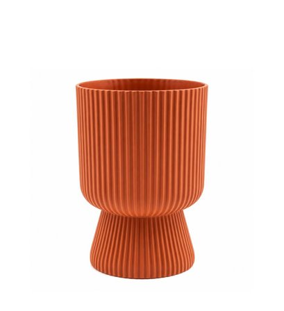 Omnipazar SO-LTSA01 Lotus Ayaklı Plastik Vazo Çiçek Saksı 1.8 Litre No: 1 
