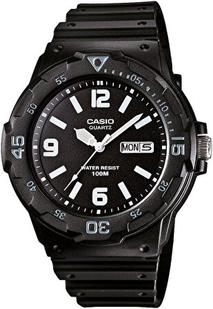 Casio MRW-200 Orijinal Silikon Siyah Saat Kordonu