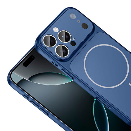 iPhone 15 Pro Kılıf Kablosuz Şarj Özellikli Kamera Korumalı Formen Kapak