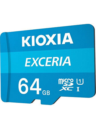 Kioxia 64GB Exceria Micro SDXC UHS-1 C10 100MB/sn Hafıza Kartı (LMEX1L064GG2) OUTLET