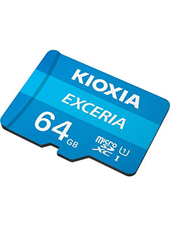 Kioxia 64GB Exceria Micro SDXC UHS-1 C10 100MB/sn Hafıza Kartı (LMEX1L064GG2) OUTLET