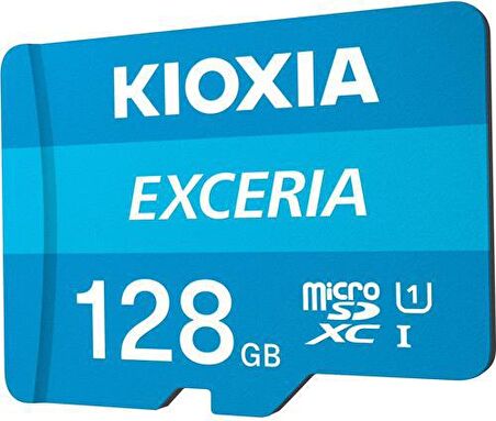 Kioxia 128GB Excaria Micro SDXC UHS-1 C10 100MB/sn Hafıza Kartı LMEX1L128GG2