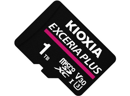 Kioxia Fla 1 Tb Microsd Exceria Plus Uhs1 R98 Hafıza Kartı Siyah