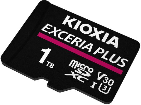Kioxia Fla 1 Tb Microsd Exceria Plus Uhs1 R98 Hafıza Kartı Siyah