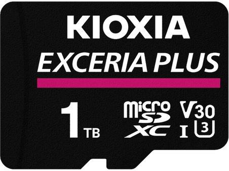 Kioxia Fla 1 Tb Microsd Exceria Plus Uhs1 R98 Hafıza Kartı Siyah