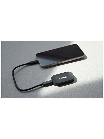 Kioxia Exceria Plus G2 1tb Mini USB 3.2 Gen 2 Type-C + Type-A Harici External SSD (LXD20K001TG8)