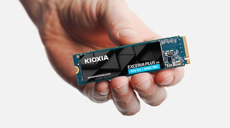 KIOXIA Exceria G3 1TB NVMe Gen5 M.2 SATA SSD R:10000MB/s W:8900 MB/s