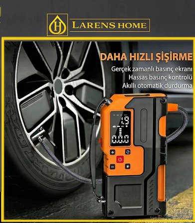 Araç Takviye Cihazı ve Hava Kompresörü 12V