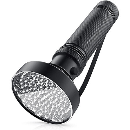100 LED 395nm Mor Işık Uv El Feneri - Ultraviyole Fener