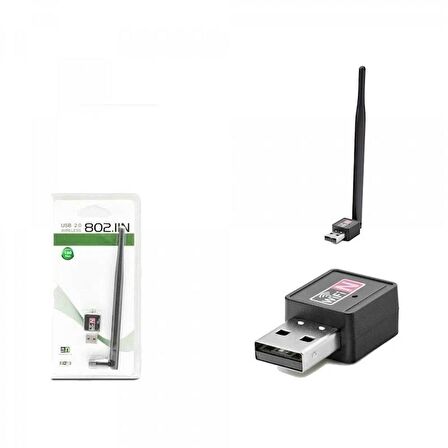 Elitstore USB Kablosuz Wifi Alıcı 150Mbps 