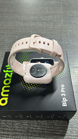 Amazfit Bip 3 Pro Akıllı Pembe (OUTLET) (12 AY EVOFONE GARANTİLİ)