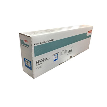 Oki ES8453 - ES8473 (45862821) Mavi Orjinal Toner 