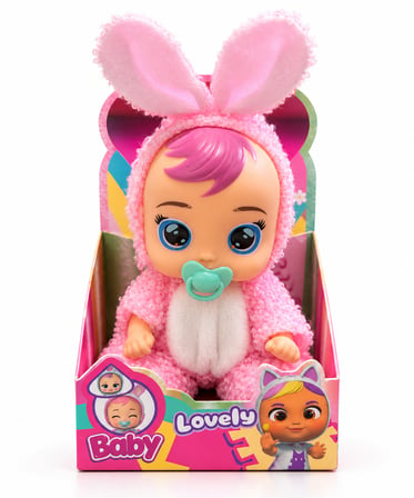  Baby Lovely Peluş Kostümlü Mini Bebek Oyuncak 12 cm pembe