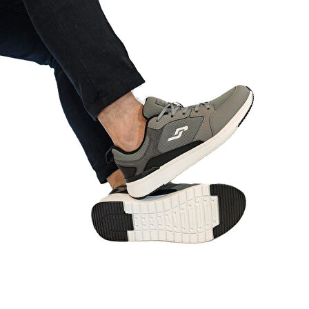 Jump 32427 Gri Hafızalı Rahat Taban Spor Ayakkabı