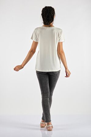 Garmenty Ekru Kadın Penye 30404284