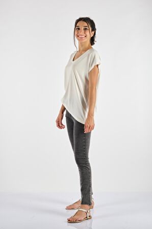 Garmenty Ekru Kadın Penye 30405083