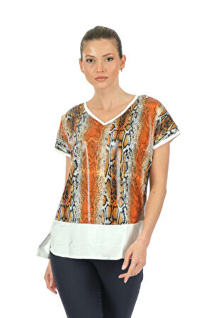 Twomail Portakal Kadın T-Shirt MY2150P10772