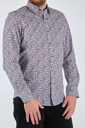 ECER DÜZ YAKA SLIM FIT UZUN KOL BEYAZ ERKEK GÖMLEK 51882121