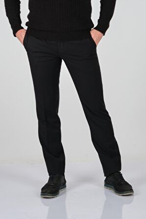 ECER BORU PAÇA NORMAL BEL SİYAH ERKEK PANTOLON 08131120