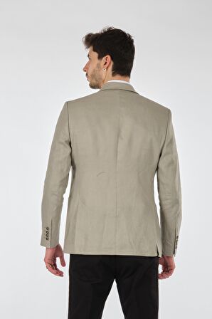 Tom Becker Keten Bej Erkek Ceket CRS45112059