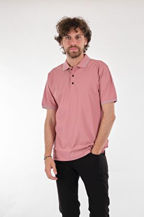 Nehir Polo Yaka Pudra Erkek T-Shirt 221500207