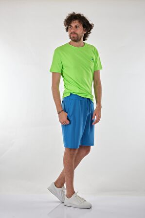 Polo Bisiklet Yaka Yeşil Erkek T-Shirt BK-313002