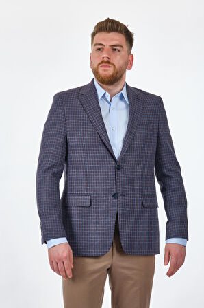 Tom Becker Kahve-Lacivert Erkek Ceket BR55004235