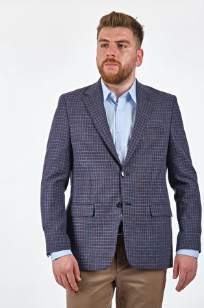 Tom Becker Kahve-Lacivert Erkek Ceket BR55004235