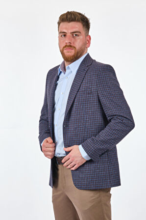 Tom Becker Kahve-Lacivert Erkek Ceket BR55004235