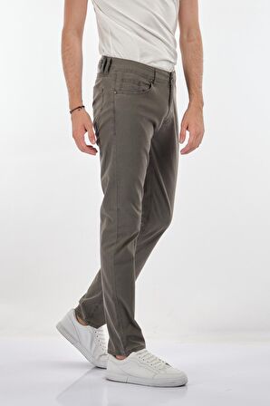 Ecer Boru Paça Normal Bel Yeşil Erkek Pantolon 01030210