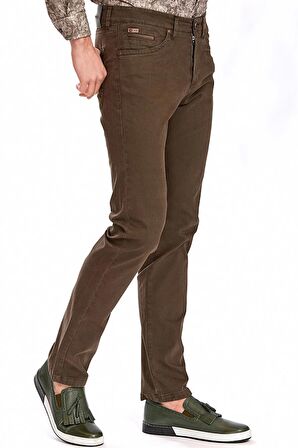 Ecer Regular Fit Yeşil Erkek Pantolon 06530920