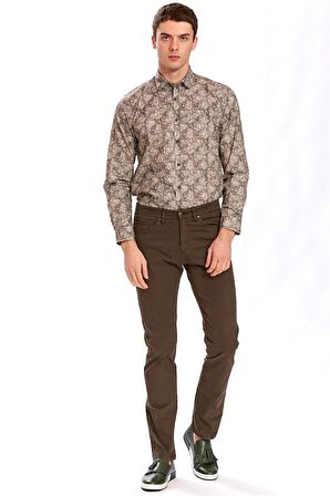 Ecer Regular Fit Yeşil Erkek Pantolon 06530920