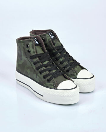 Benetton Yeşil Kadın Sneaker BN-30821