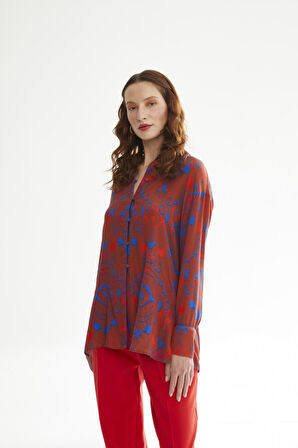 Naar Uzun Kollu Orjinal Kadın Gömlek 22251326