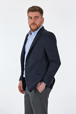 Tom Becker Lacivert Erkek Ceket SC15038031