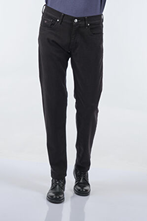 Wemsey Duble Paça Normal Bel Siyah Erkek Pantolon WSK25PN47113