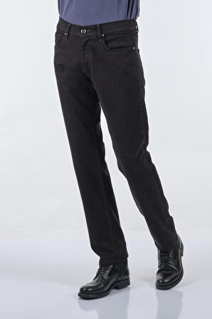 Wemsey Duble Paça Normal Bel Siyah Erkek Pantolon WSK25PN47113