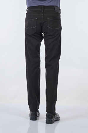 Wemsey Duble Paça Normal Bel Siyah Erkek Pantolon WSK25PN47113